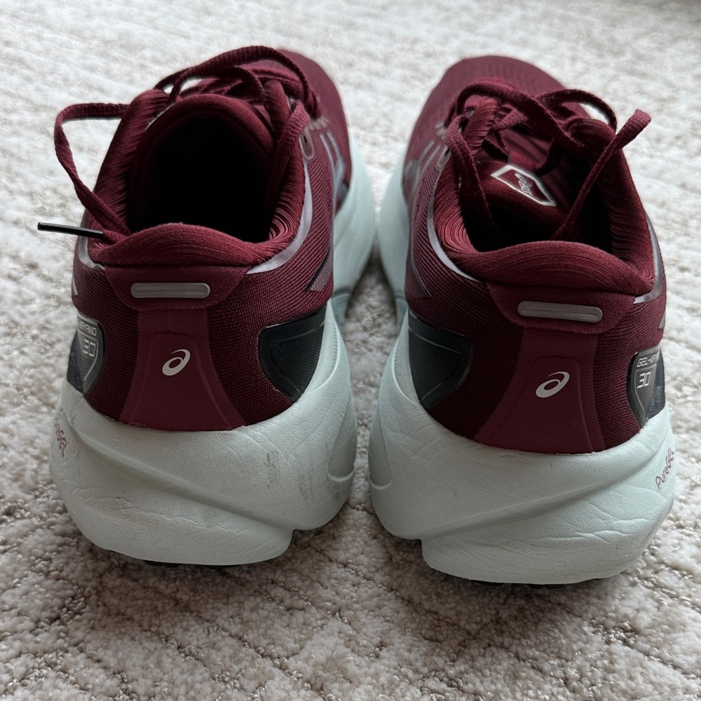 ASICS Maroon Athletic Shoes - Picture 3 of 9